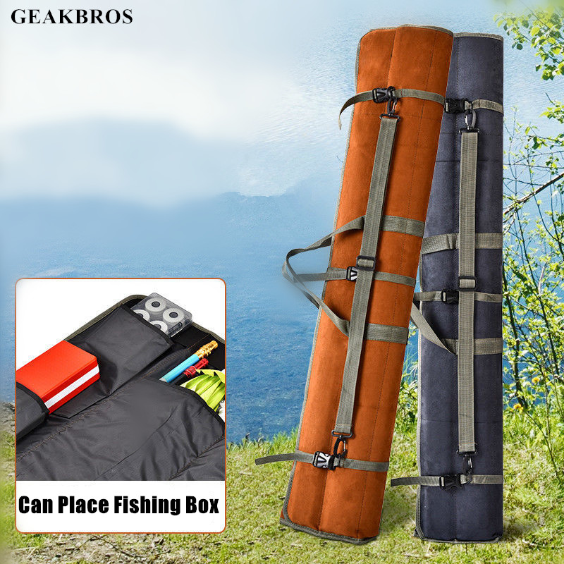 120/130/150cm Fishing Rod Bag EVA Foldable Tackle Ba..